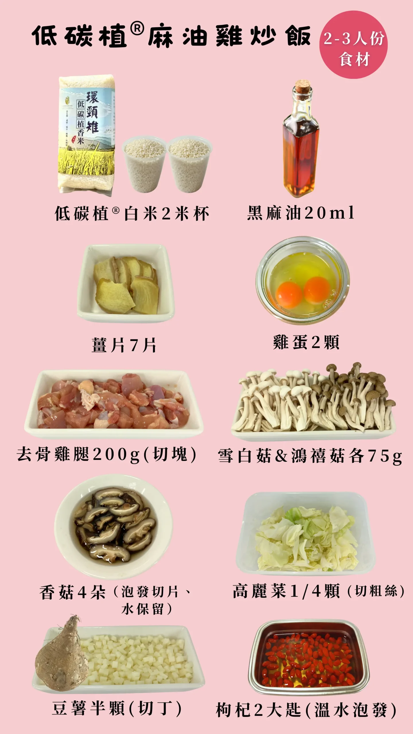 小寒節氣食材搭配示意